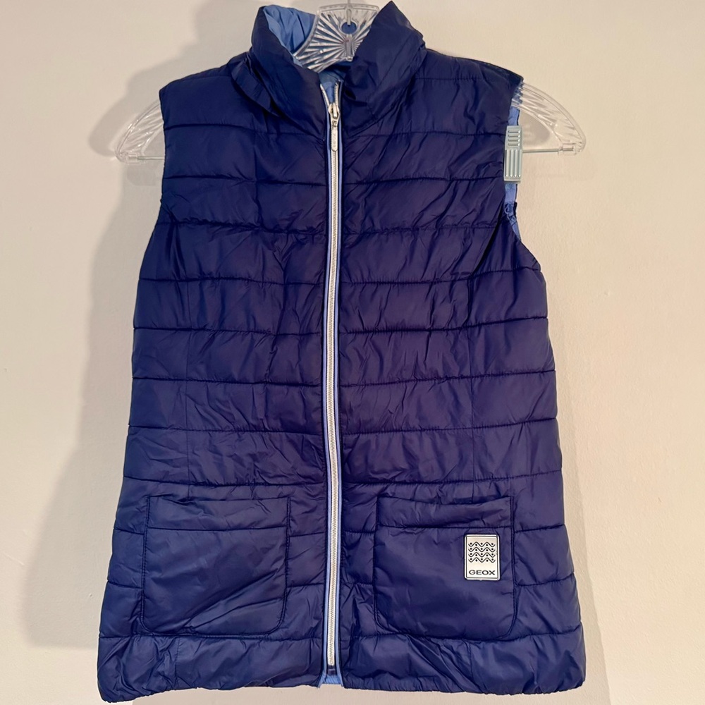 Geox Navy Quilted Vest for Kids